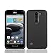 LG Treasure LTE Case, Luxca Designed Armor [Shock Absorption] Drop Protection Hybrid Dual Layer Defender Cover for LG Treasure LTE (Onyx Black)