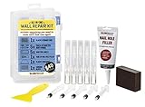 Slobproof - Wall Repair Patch, Scratch & Dent Filler 5-Pack Kit with Refillable Touch-Up Paint Pens, Putty Knife, Spackle & Sanding Block - Use on Any Interior Surface