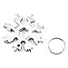 18-In-1 Stainless Multi-Tool Screwdriver Keychain Snowflake Multi-Tool Card Combination Bottle Opener Incredible Tool