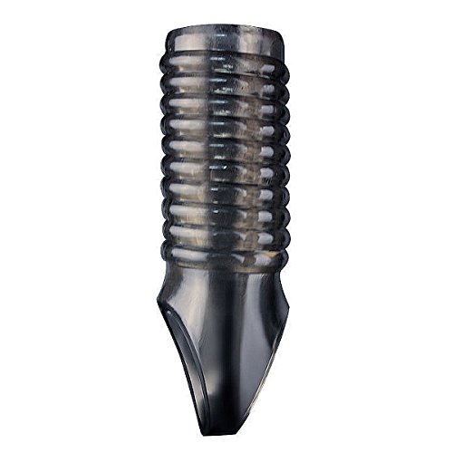 UEE Ribbed Penis Girth Enhancer Enlarger Cock Ring Extension Sleeve Cage Sheath