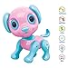 Electronic Pet Toy, Smart Robot Dog ~ Interactive Puppy Toys for Age 3 4 5 6 7 8 Year Old Girls, Gifts Idea for Kids ● Emotional Interaction (Pink)