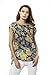 WEIYAN Women's Loose Casual Short Sleeve Floral Chiffon Tops T-Shirt Blouse