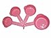 FASYACO 10pcs Measuring Cup and Spoon Set (Pink)