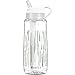 Brita Hard Sided Water Filter Bottle, 34-Ounce, Clear