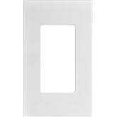 Leviton Decora 1-Gang Screwless Wallplate, 10-Pack, 80301-SW, White