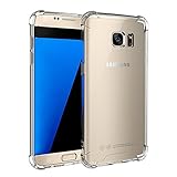 Galaxy S7 Case,Yoyamo Samsung Galaxy S7 Protective Cover Case with Transparent Hard Plastic Back Plate and Soft TPU Gel Bumper(Clear)