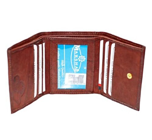 100% Genuine Leather Bi-fold Mens Wallet BD #2055CF