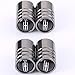 TK-KLZ 5Pcs Chrome Car Tire Valve Stem Caps for Lincoln Navigator TownCar Continental MKZ MKX MKC Decorative Accessories