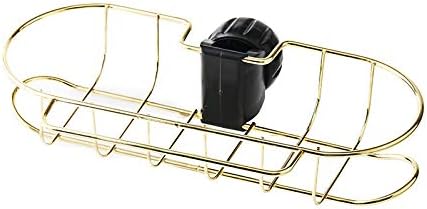 LWQ Kitchen Sink Organizer,Sponge Holder Bathroom Kitchen Organizer Rack Faucet Sponge Storage Rack,Gold