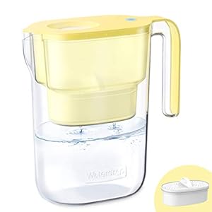 Waterdrop Elfin NSF Gecertificeerd 2.5L Koelkast Waterfilterkan met 1×90 Dagen Filter, Vermindert Lood, Fluoride, Chloor…