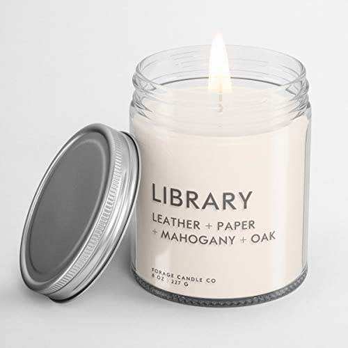 LIBRARY Book Lovers' Candle Book Scented Candle Vegan