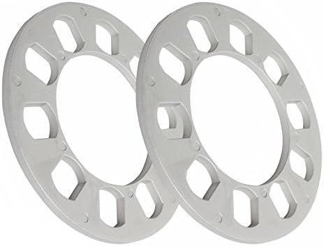 1/4" 5 Lug fit PCD 5X108 5X110 5X112 5X114.3 5X120 Universal Wheel Spacers (2 Pieces)