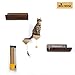 BIG NOSE - Wall Mount Cat Floating Steps Shelves Scratching Post with Leaser Feather and Fluffly Ball
