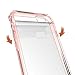 iPhone 6s Case, iPhone 6 Case, CaseRack Stealth Frame - Dual Layer PC Scratch-Resistant Clear Back Case Cover With Reinforced Drop Protection Bumper For iPhone 6S/6, Rose Gold