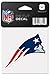 NFL New England Patriots 8-by-8 Inch Diecut Colored Decal