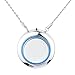 WOOLALA Personal Wearable Air Purifier Necklace/Mini Portable Air Freshner Ionizer/Negative Ion Generator/Low Noise for Adults Kids - Silver