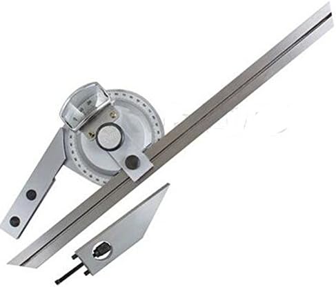 0-360° Steel Universal Bevel Protractor Angle Square Finder Angular Dial Ruler