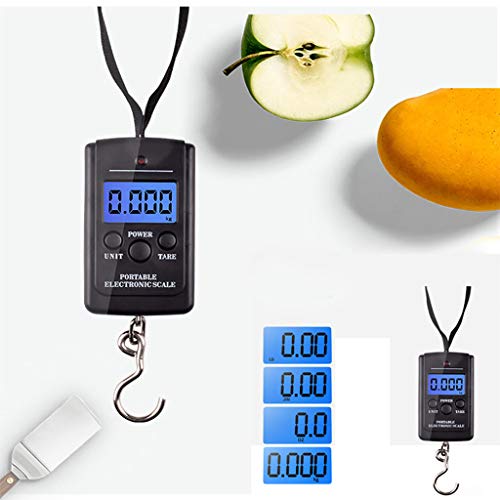 Redvive Top 40kg x 5g Digital Scale for Fishing Luggage Steelyard Hanging Electronic Scale - Thumbnail 5