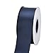 Ribest 1 1/2 inch Navy Blue Double Face Satin Ribbon 25 Yards Per Roll for Gift Wrapping Flower Bouquet Hair Accessories Wedding Birthday