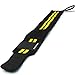 Emerge Fitness Weight Lifting Wrist Straps - Black and Yellow