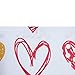 Amazon Basics Bathroom Shower Curtain - Sweetheart, 72 Inch