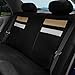 FH Group PU006BEIGE115 Universal Fit Full Set Leather Beige Automotive Seat Covers fits most Cars, SUVs, and Trucks (Airbag Safe and Split Bench Ready)
