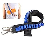 xlpace Bandolier Toy Gun Soft Bullets Belt Shoulder Strap Clip Charger Darts Ammo Storage For Cartridge Holder
