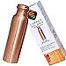 Copper Splash-Copper Water Bottle Large-Leak Proof Ayurvedic Pure Copper Vessel for drinking water-Enjoy the Ayurvedic Health Benefits