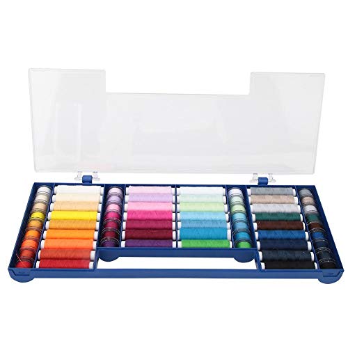32-Colour Sewing Thread Kit with Storage Box - Sewing Thread Assortment Set for DIY Beginners, Adults, Children, Travel & Home