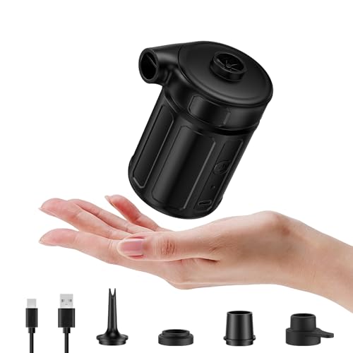 Ausic Portable Air Pump for Inflatables, Air Mattress Pump 6000mAh Rechargeable,2026 Upgraded