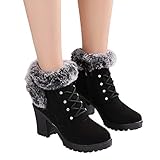 Offers,ZLolia Women High Heel Martain Boots Round