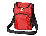 Lunchboxes for Boys - Insulated Boys Lunch Boxes, Thermal Red Lunch Bags for Kids School