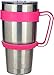 YETI Handle for Rambler, Rtic, Kodiak, SIC, Boss and other 30 oz Tumblers by Grivitz (Pink/White)