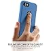 i-Blason iPhone 7 Case, Silicone Flexible Shock Absorbing Case for Apple iPhone 7 (Blue)