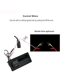 canying coche tronco mango cámara HD cámara de visión trasera para Audi A4 A5 S5 Q3 Q5 para Volkswagen Passat Tiguan, Golf Passat Touran Jetta Sharan Touareg