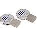 (2 Pack) Rainbow Combs- Stainless Steel  Style Fine Tooth Lice Comb, Effective Treatment to Remove Head Lice and Nits in Kids or Adults (peine para piojos y liendres)