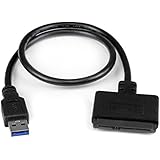 StarTech USB 3.0 to 2.5" SATA III Hard Drive Adapter Cable w/ UASP - SATA to USB 3.0 Converter for SSD/HDD - Hard Drive Adapter Cable