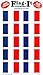 France flag stickers for home or school