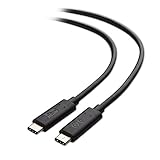 Cable Matters USB-IF Certified USB C to USB C Cable 100W Power Delivery in Black 6.6 Feet (USB 2.0 Speed, No Video Support)