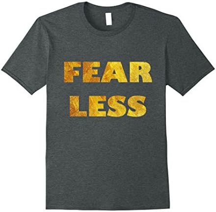 Mens Fearless Gold Leaf Distressed Athletic Sports Gymwear TShirt XL Dark Heather
