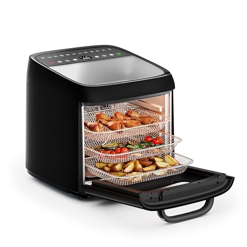 Airfryer Oven Vision, 12,6 L De Capacidad, 1800 W De Potencia, Horno De Aire Multifunción Con Ventana, Fácil De Limpiar, 01.182288.01.001