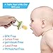 Baby Fruit Feeder Pacifier - Baby Food Feeder Fresh Food Feeder Infant Fruit Teething Toy, 2 Pack with 6 Silicone Sac and 1 Pacifier Clip (Army Green & Orange)