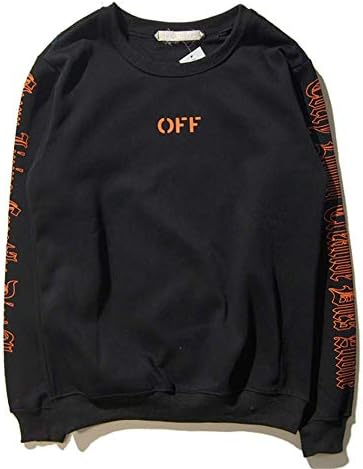 MJon Vlone Off White Joint Street Brand Big V Printing Women Long Sleeve Men's Hoodie
