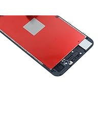 Sanka Marco de vidrio de visualización digitalizador visualización táctil LCD de repuesto Asamblea para iPhone 7 Plus Retina (5.5"), Negro