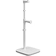 Elgato Stand for Key Light Neo – Desk Mount with Weighted Base, Adjustable Height & Tilt, Headset Holder, Clean White – 1/4-I