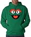 Sesame Street Oscar Adult Printed Hoodie By Addicted2Shirts
