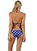 Thenice Women's Fashion Sexy Bikini Set Swimsuits (American flag), Medium