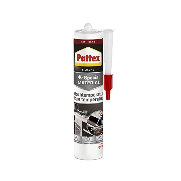 Pattex Ofen und Kamin Silikon rot, PFOFR
