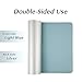 K KNODEL Large Office Leather Desk Mat, Mouse and Keyboard Pad, Computer and Laptop Mat, Desktop Protector and Cover, Writing Pad and Blotter (35.4