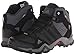 adidas Outdoor Men's Ax2 Mid Gtx Hiking Boot, Dark Shale/Black/Light Scarlet, 11.5 M US